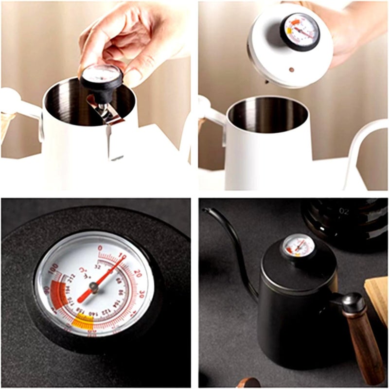 UZER Milk Frothing Thermometer for Coffee Chocolate Cappuccino Frothy Milk Foam Stainless Steel Thermometer Latte Art Pen - Image 2